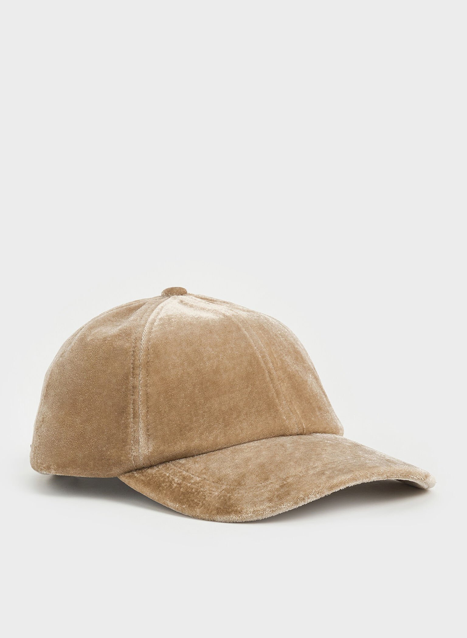 Velvet Cap, Beige, hi-res