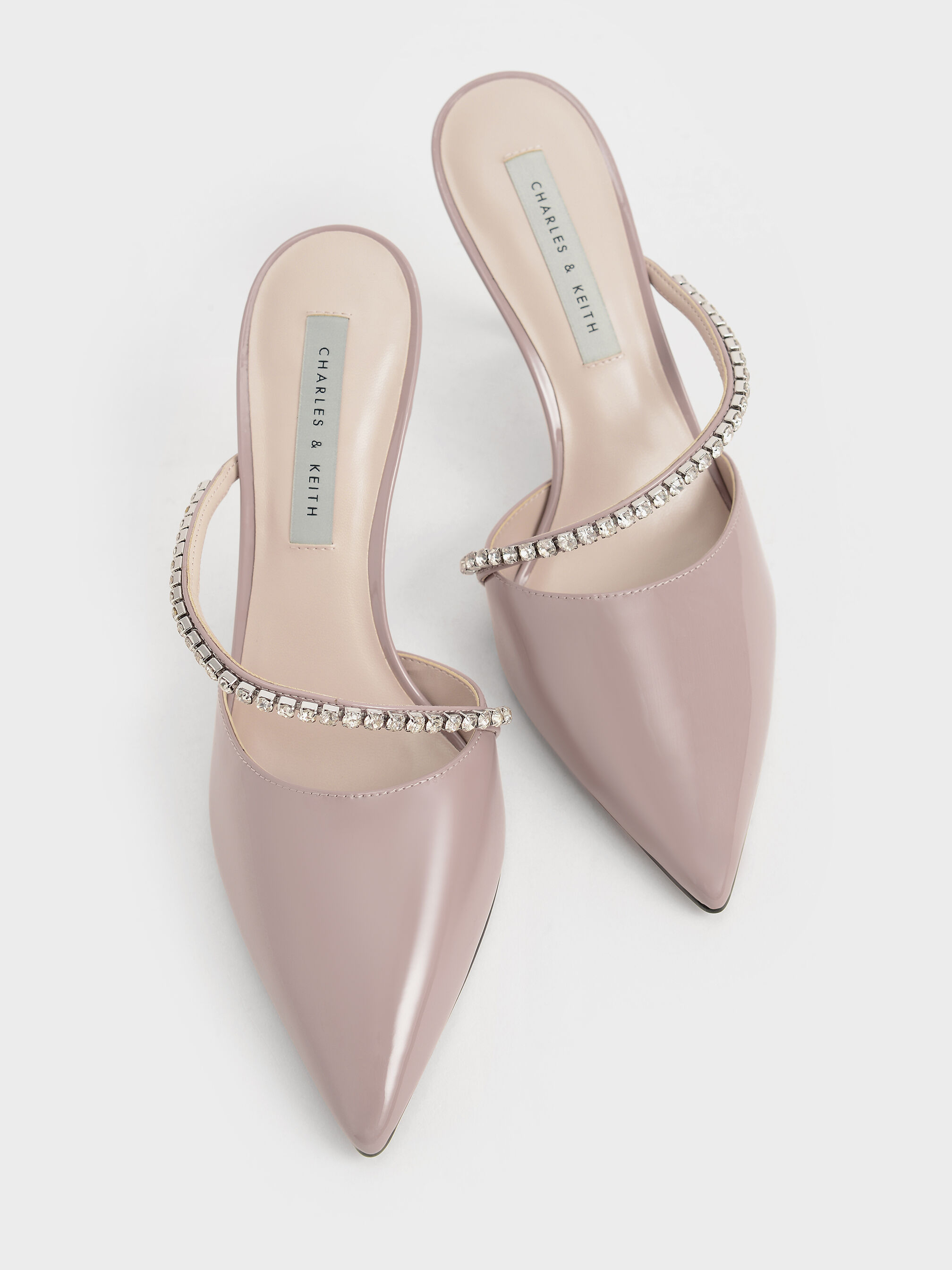 Taupe mules shoes sales