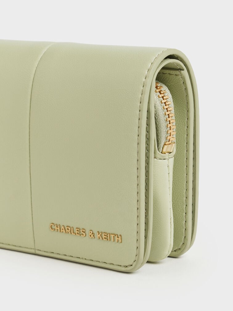 Simone Small Wallet, Matcha Green, hi-res