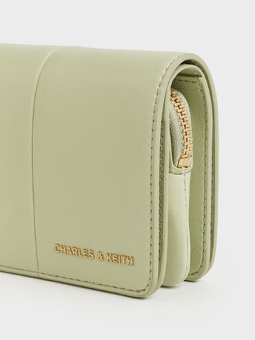 Simone Small Wallet, Matcha Green, hi-res