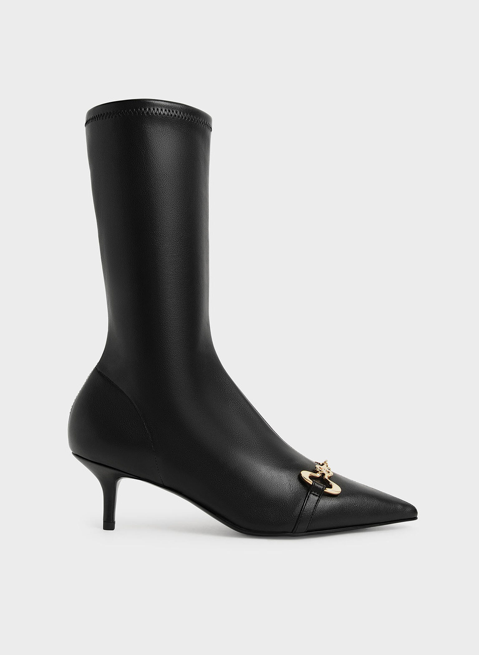 Elery Slip-On Ankle Boots, Black, hi-res
