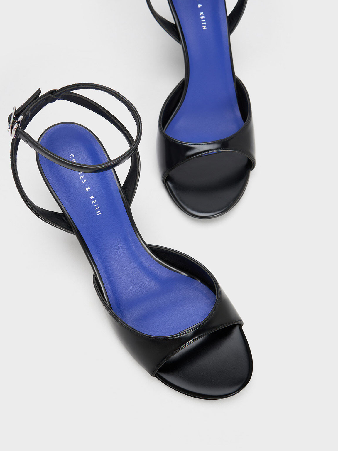 Black and best sale blue heels