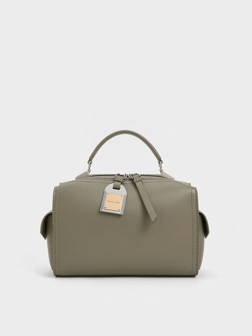 Austen Top Handle Bag, Khaki, hi-res
