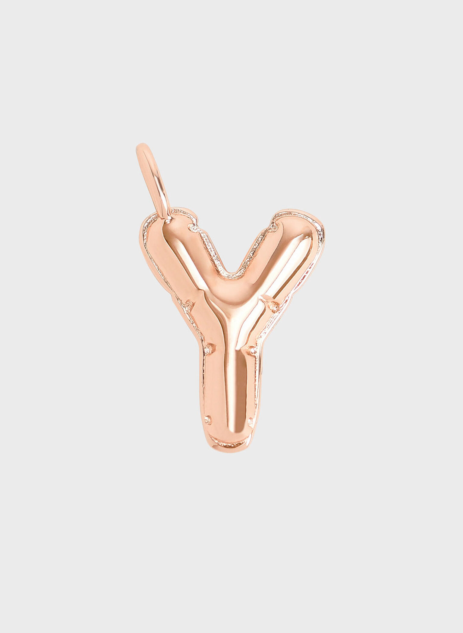 Alphabet 'Y' Charm, Rose Gold, hi-res