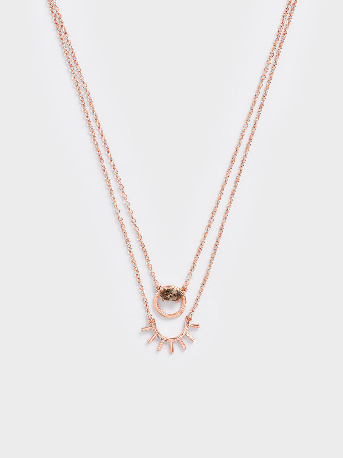 Swarovski rose gold pendant hotsell