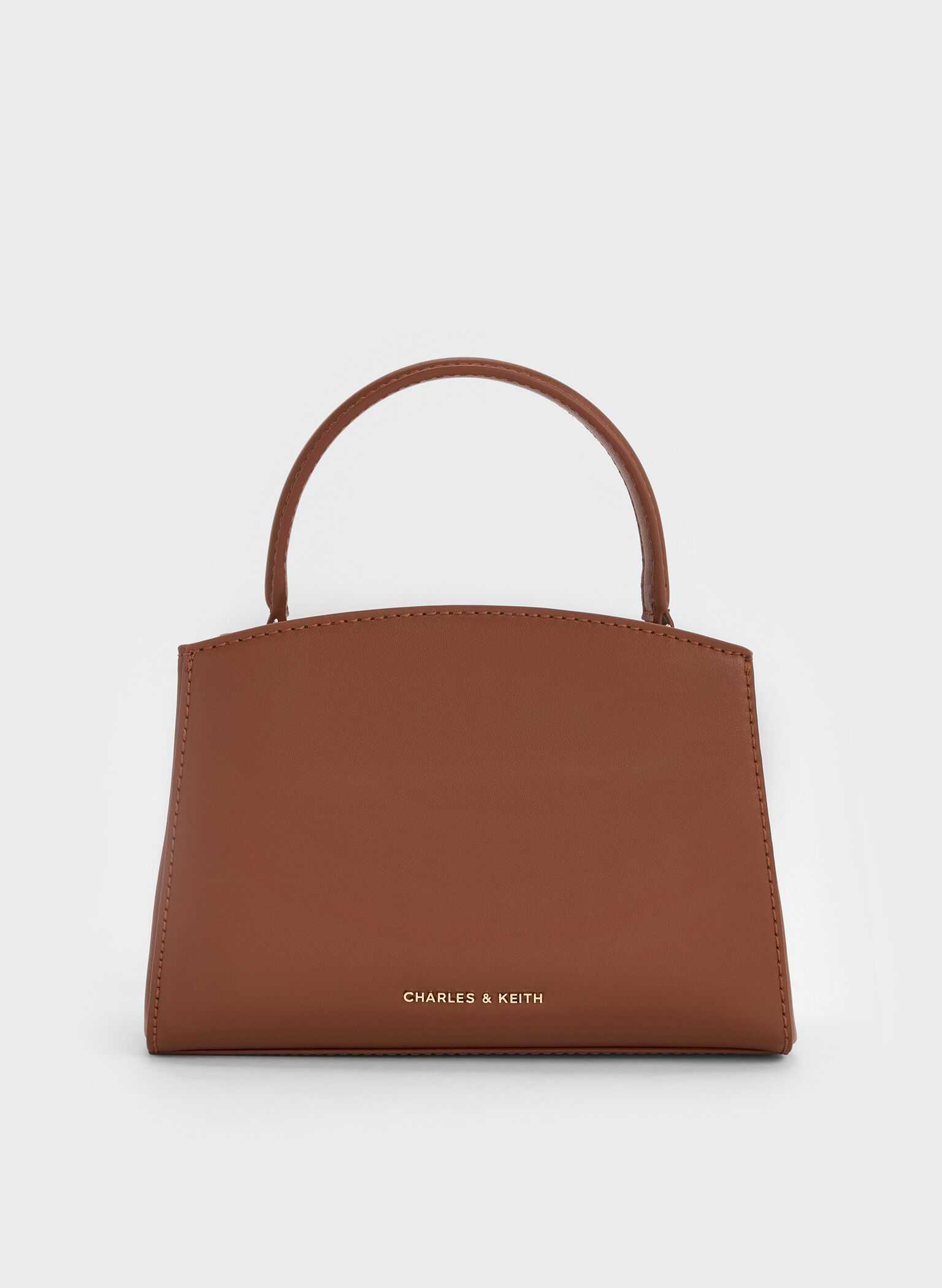 Aubrielle Canvas Two-Tone Top Handle Bag, Taupe Canvas, hi-res