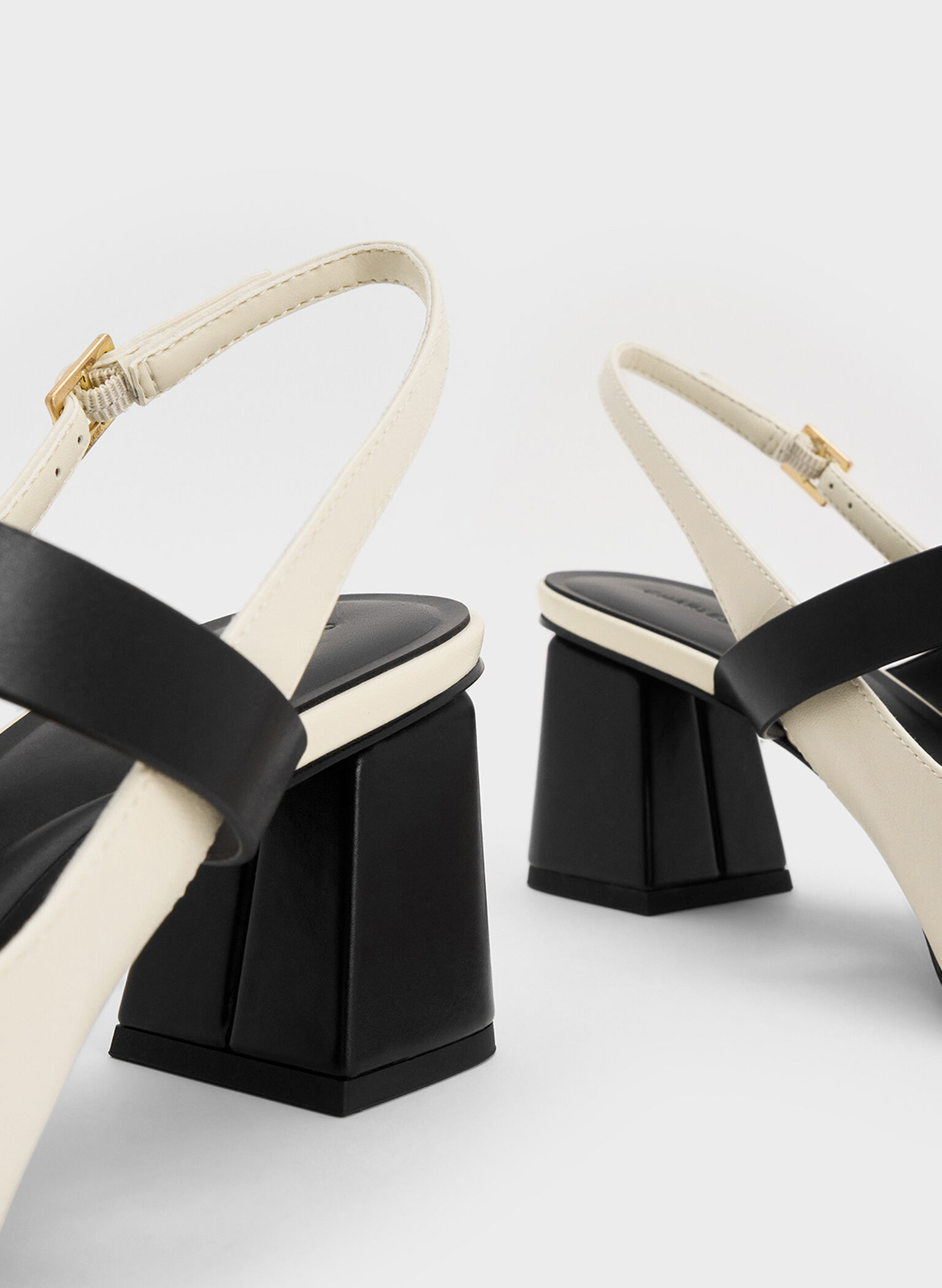 Yvette Mary Jane Slingback Pumps, Chalk, hi-res