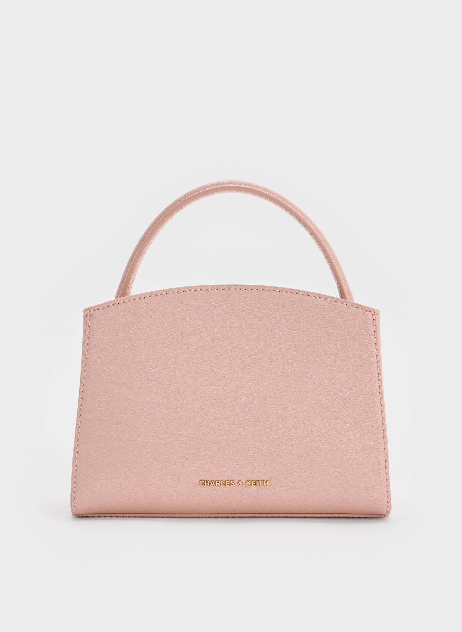 Aubrielle Checkered Top Handle Bag, Light Pink, hi-res