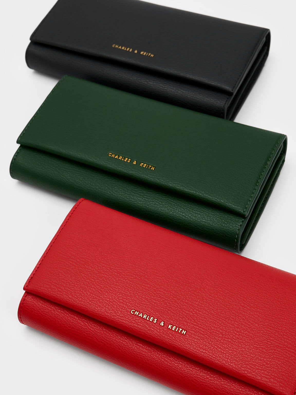 Charles and keith wallet black deals