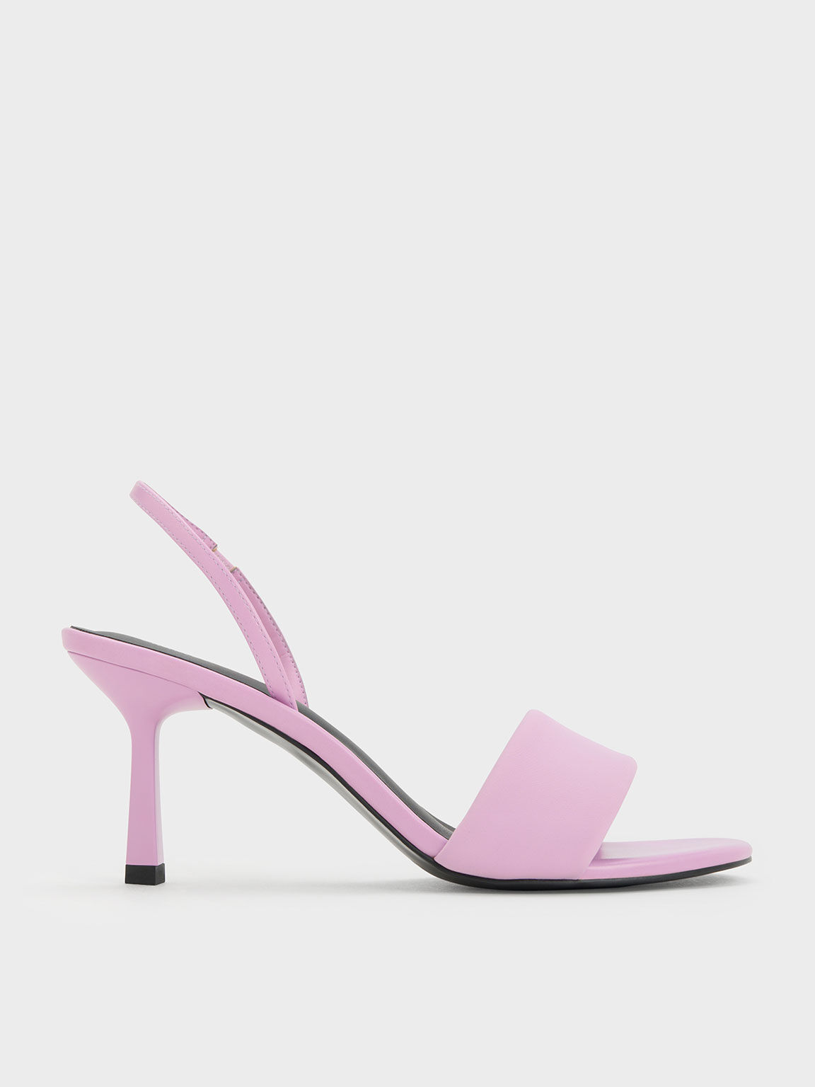 Lilac Padded Strap Slingback Pumps CHARLES KEITH UK