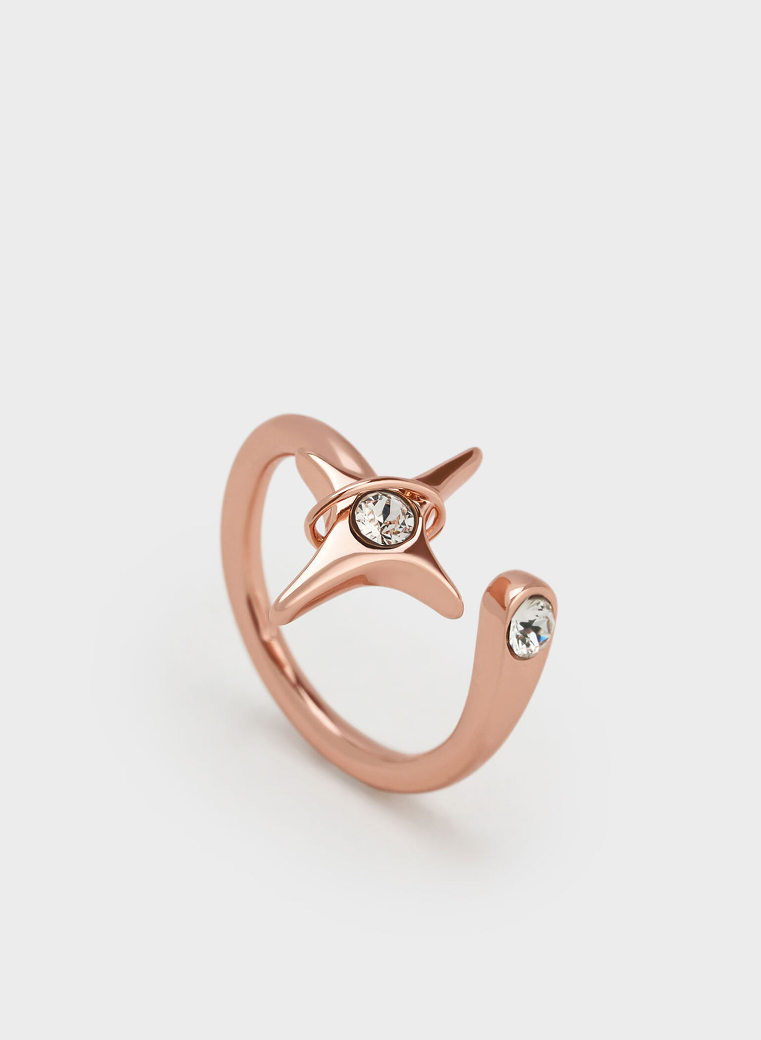 Estelle Star Crystal Ring, Rose Gold, hi-res