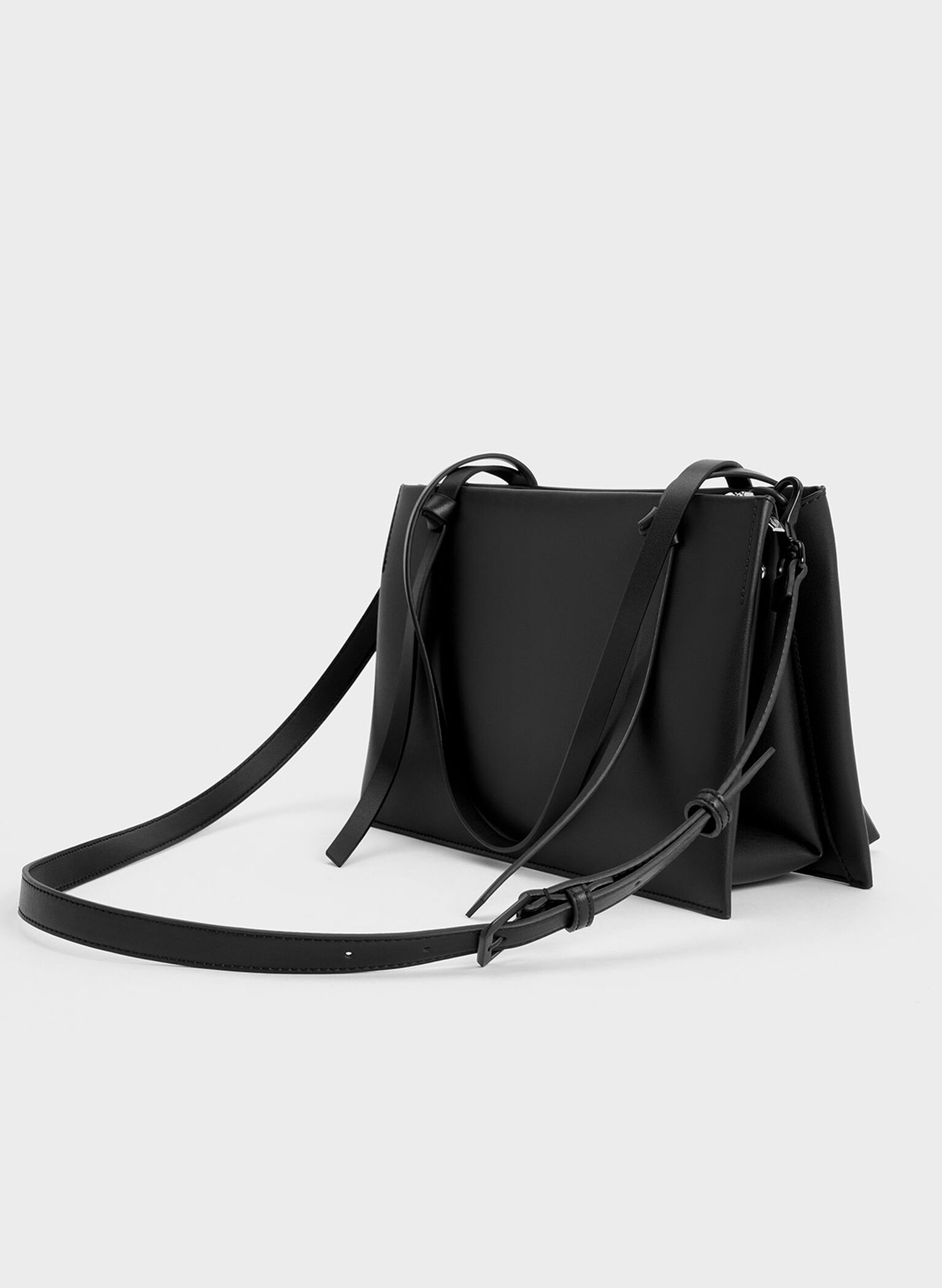 Midori Geometric Tote Bag, Noir, hi-res