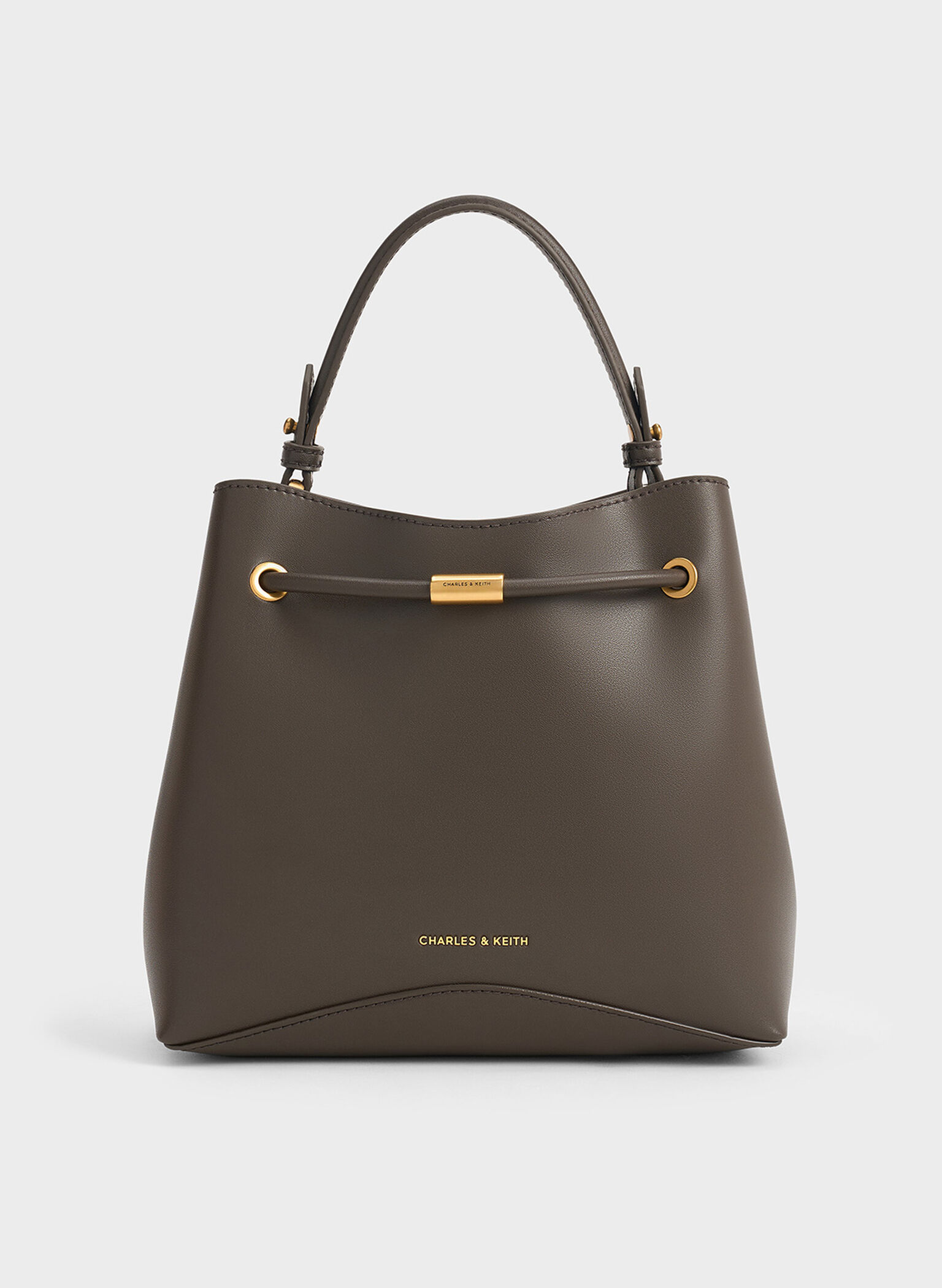 Sybill Geometric Bucket Bag, Dark Moss, hi-res