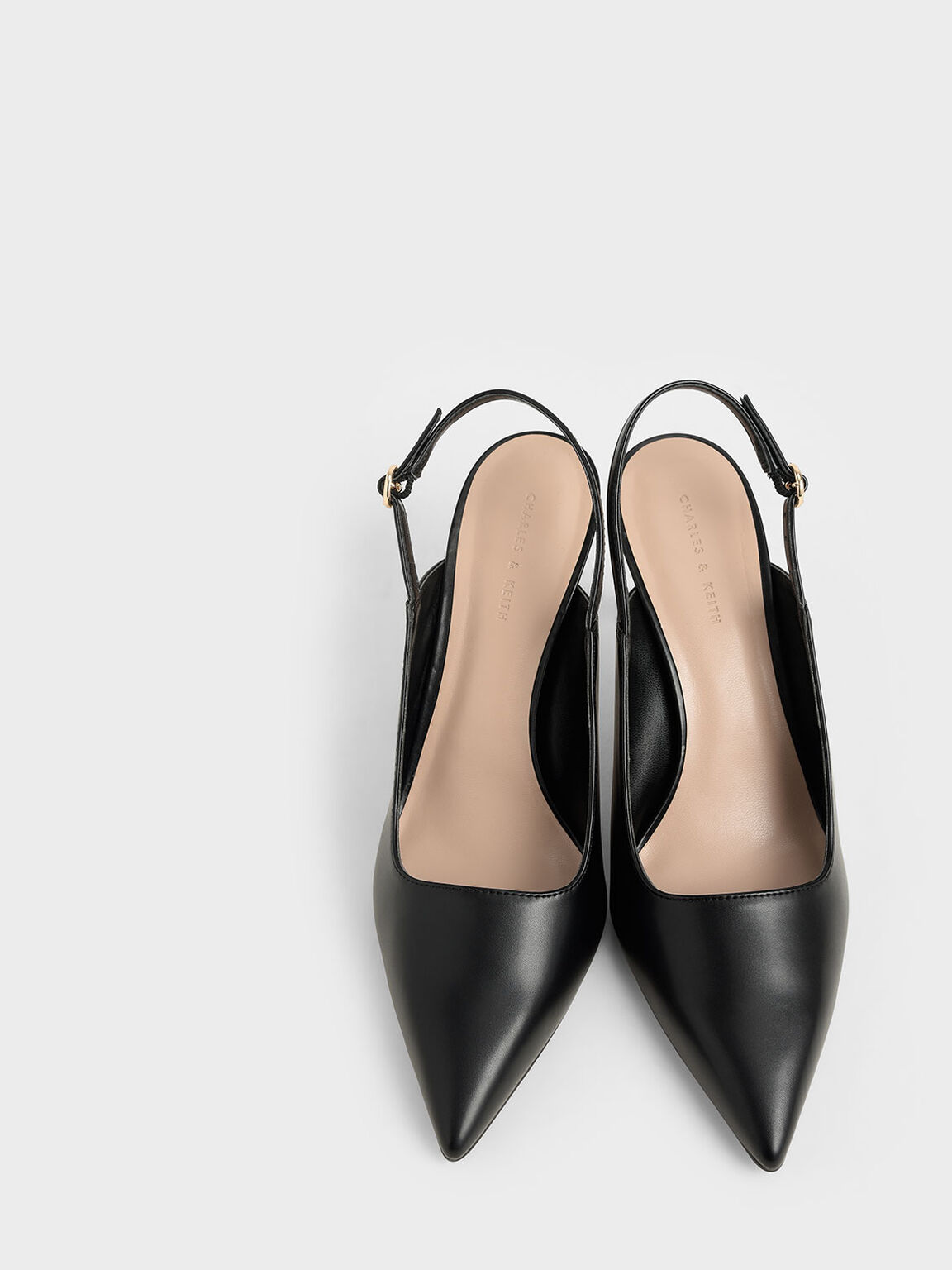 pointed toe slingback two parts