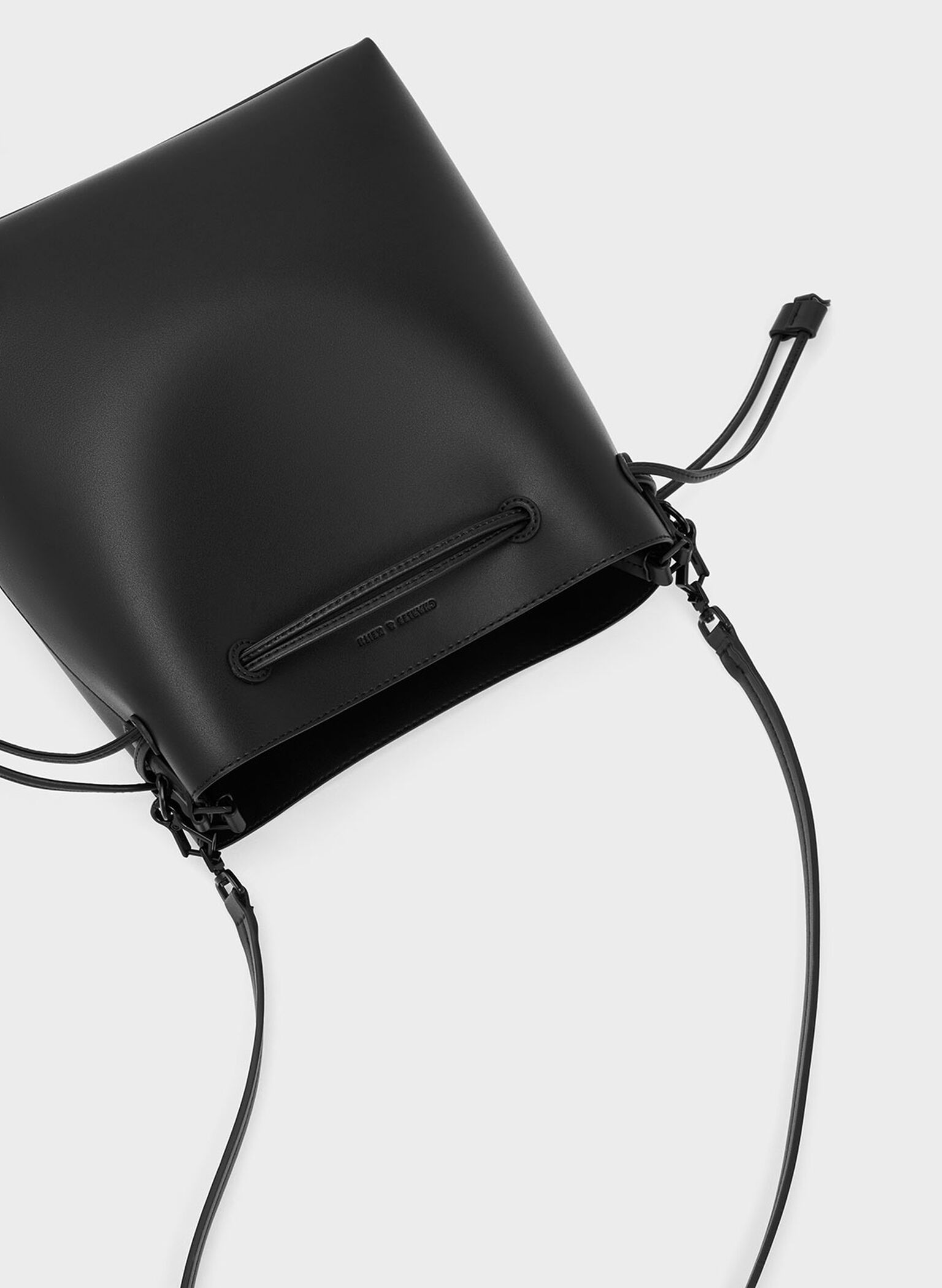 Bellamy Drawstring Hobo Bag, Jet Black, hi-res