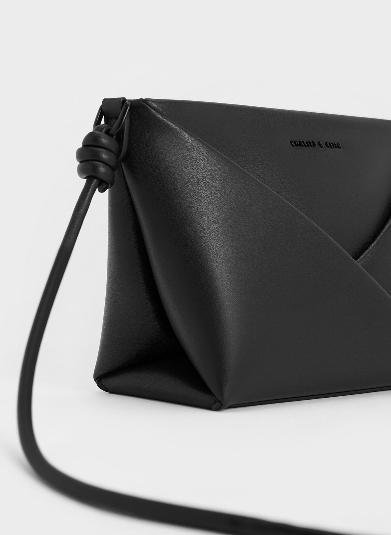 Midori Geometric Crossbody Bag, Noir, hi-res