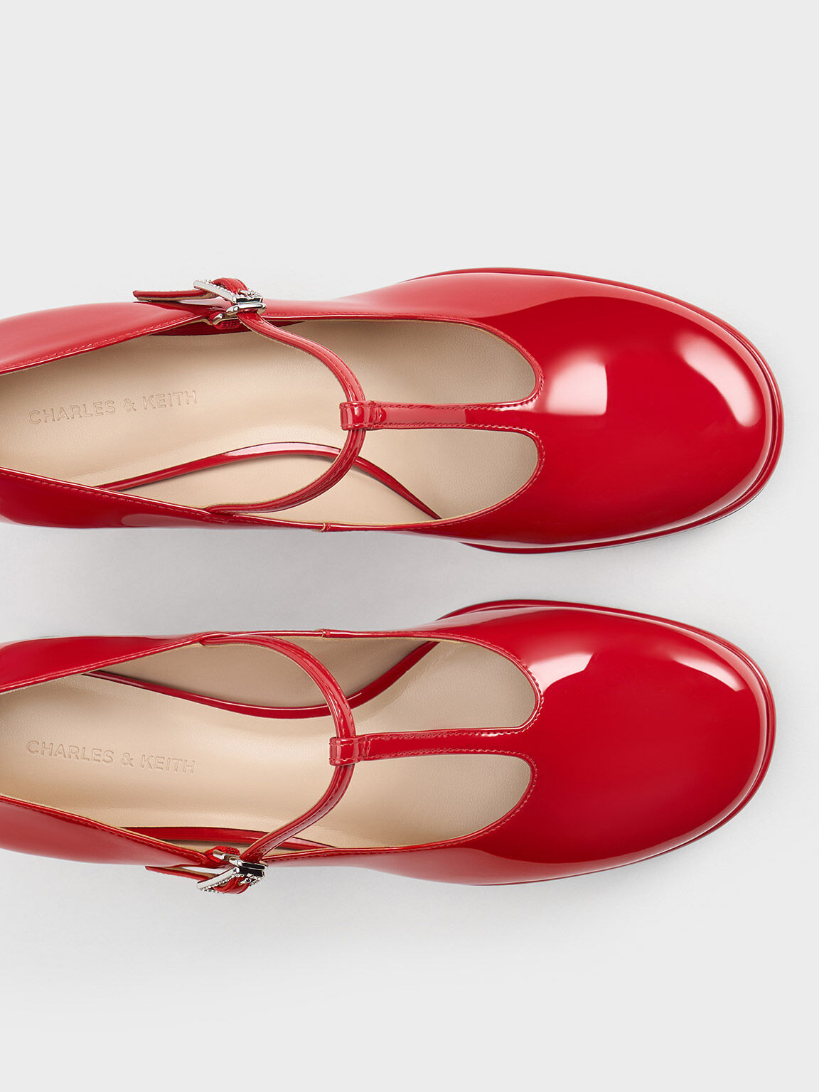 Red t bar sales heels