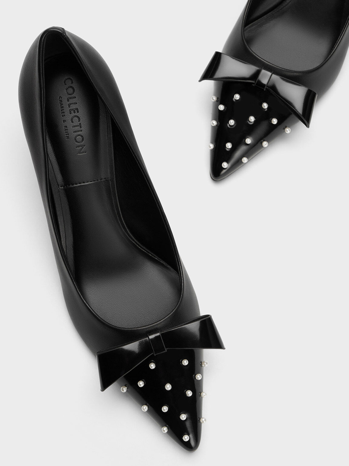 Pearl heels black sales