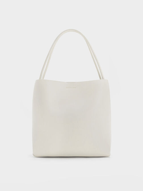 Leia Tote Bag, Cream, hi-res