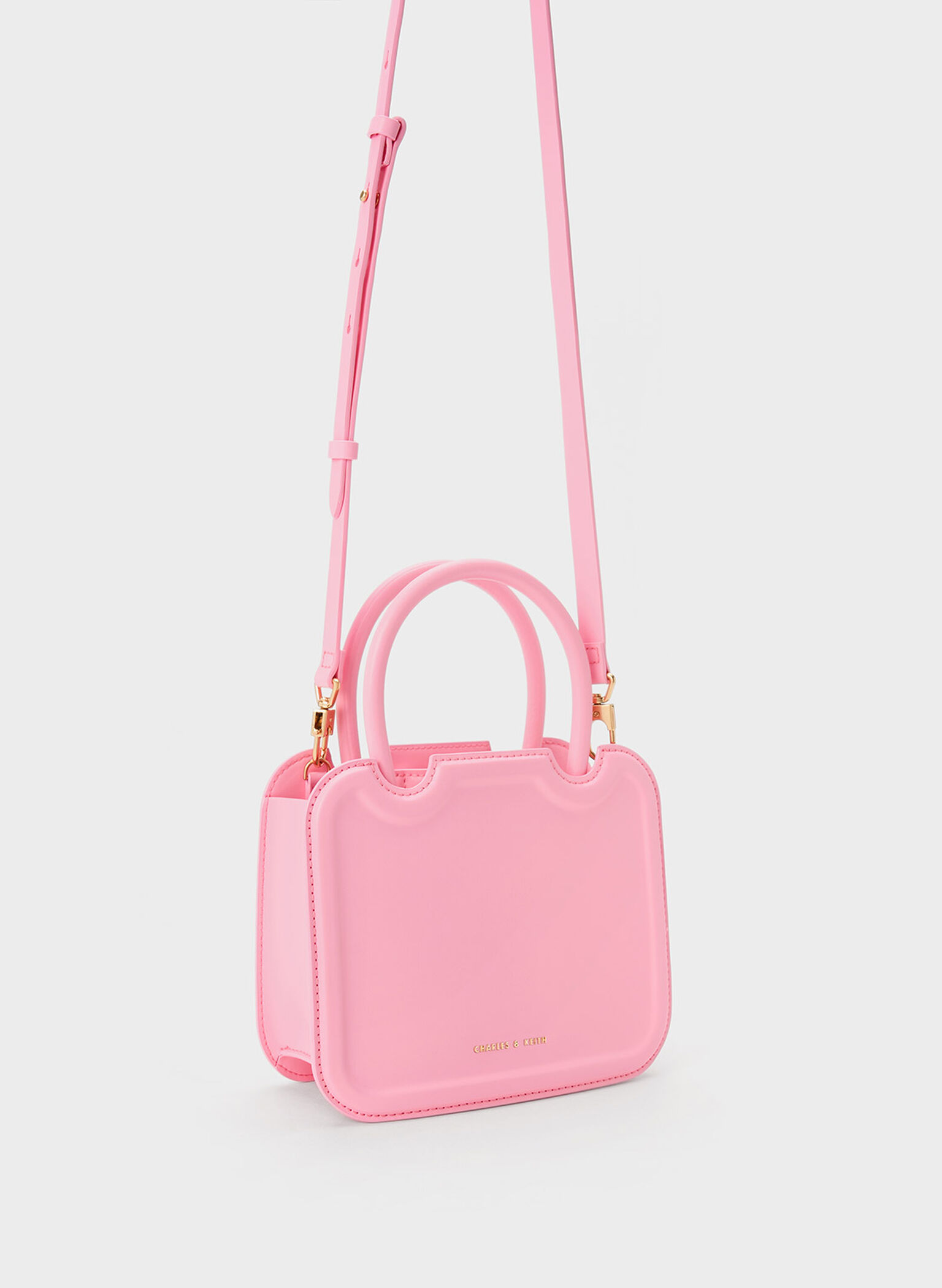 Perline Sculptural Tote Bag, Pink, hi-res