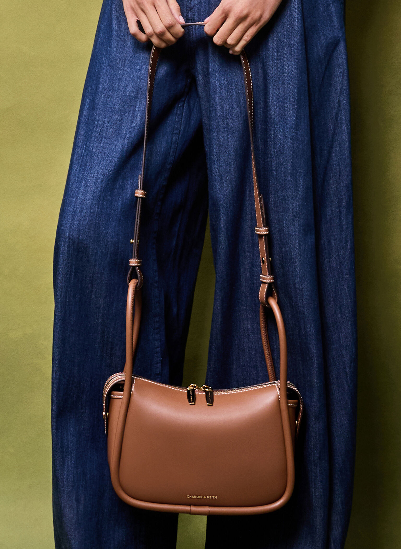 Lyla Shoulder Bag, Chocolate, hi-res