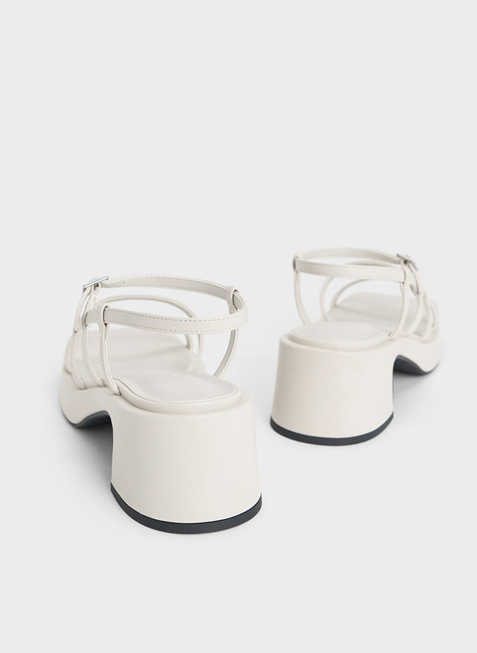 Selene Strappy Sandals, Chalk, hi-res