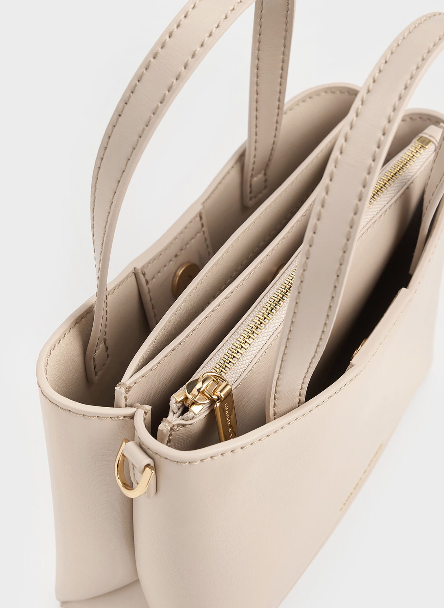 Mini Sybill Tote Bag, Oat, hi-res