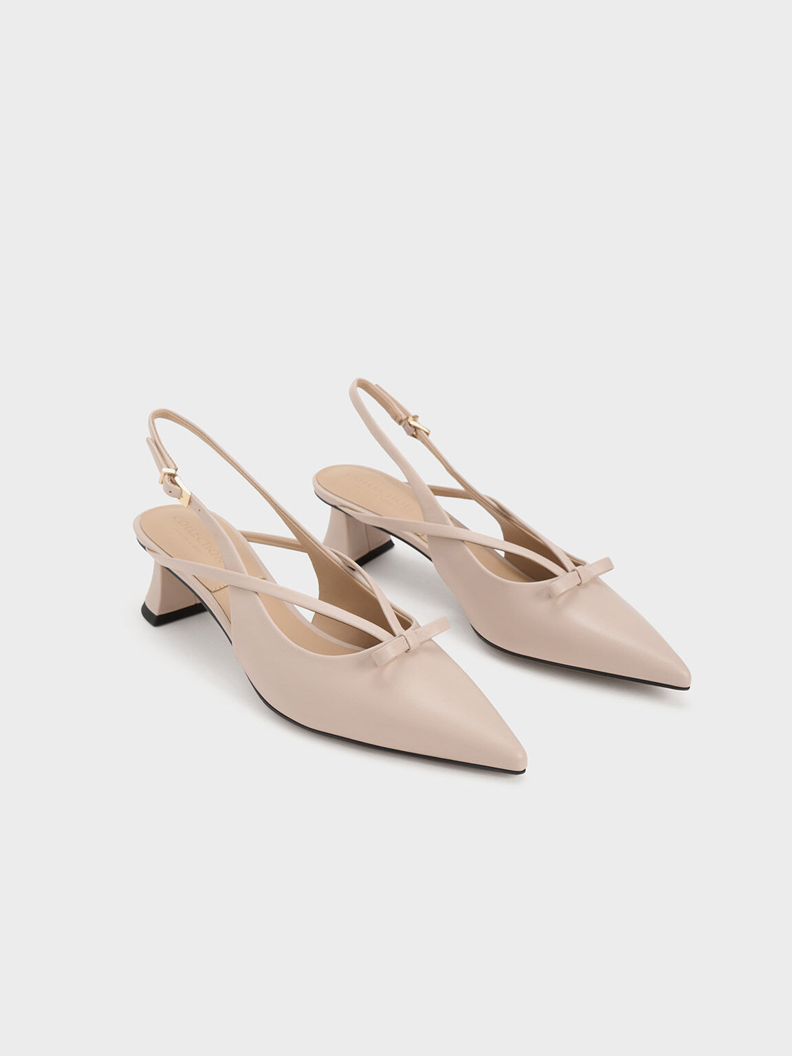 Nude sales low pumps