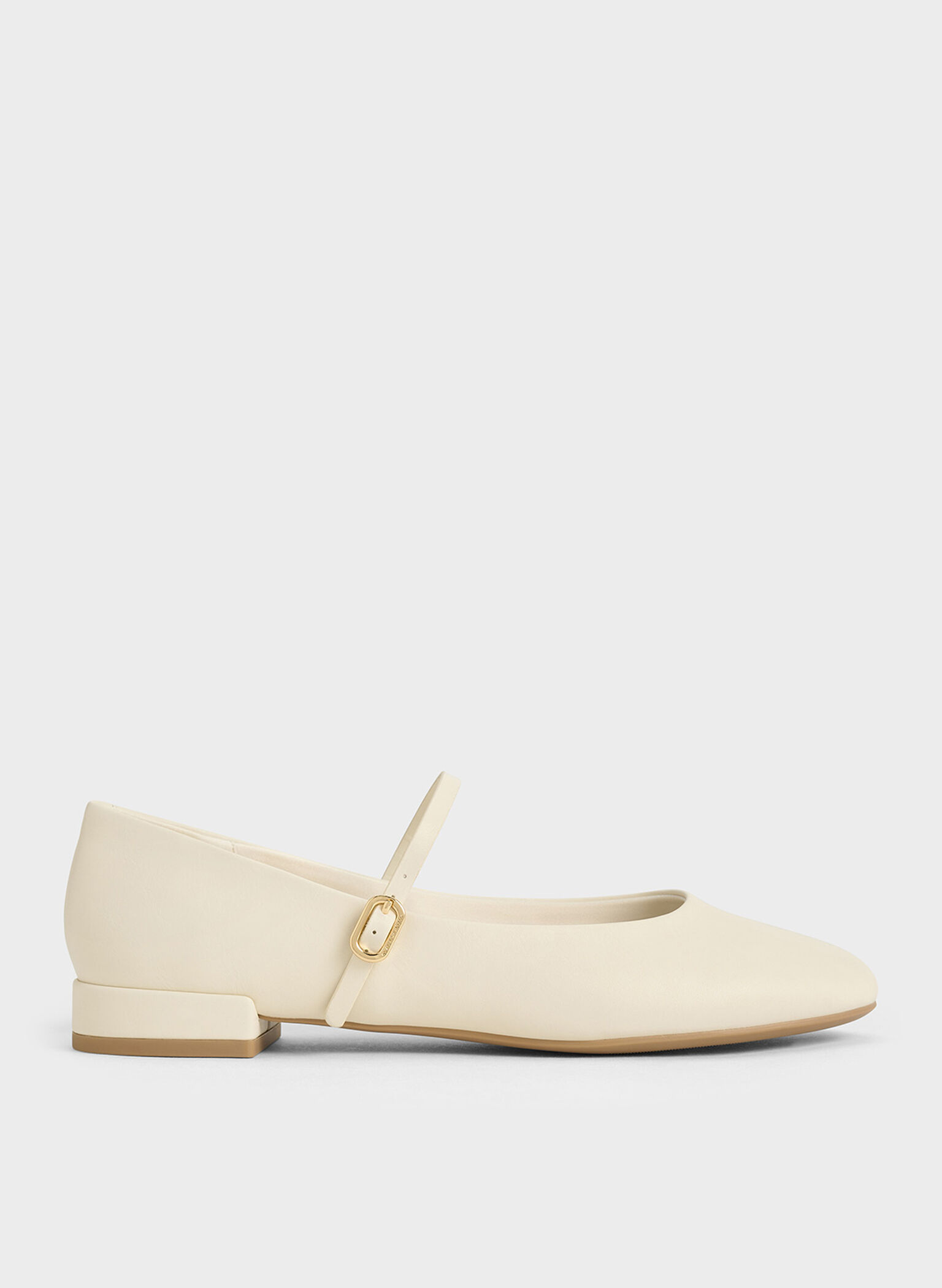 Gertrude Round-Toe Mary Janes, Chalk, hi-res