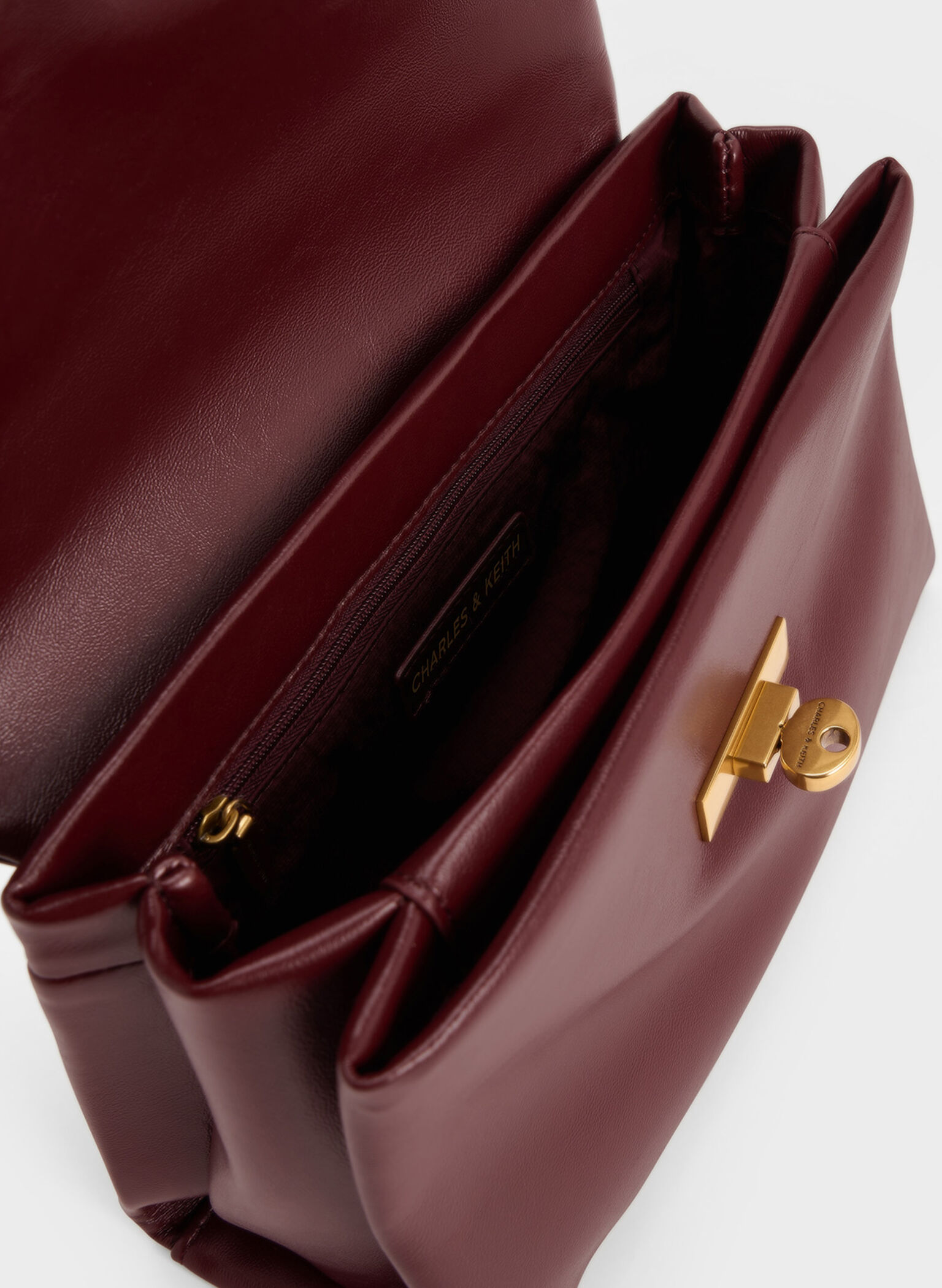 Kerry Chain-Handle Crossbody Bag, Mulberry Plum, hi-res
