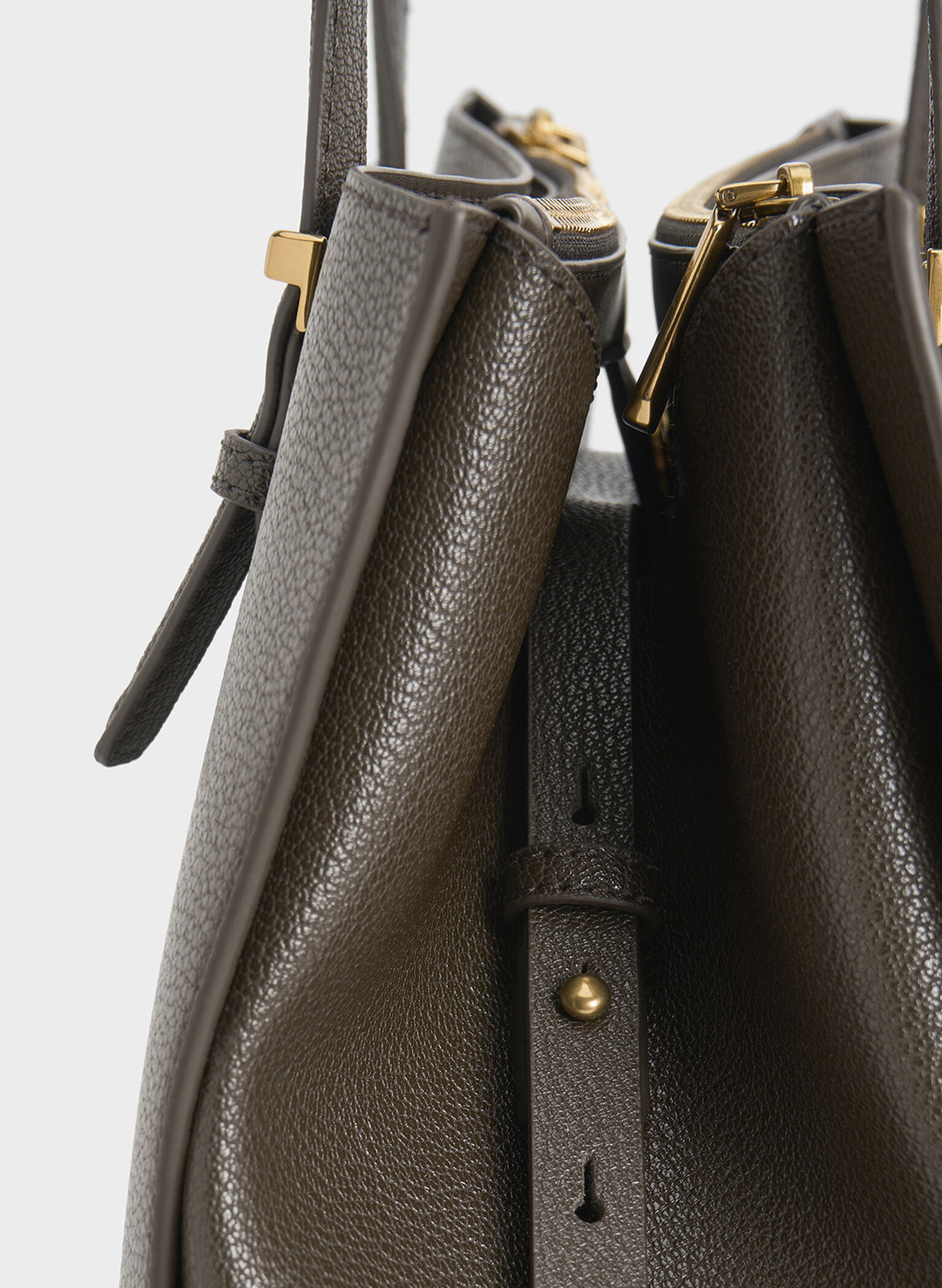 Sansa Tote Bag, Dark Moss, hi-res