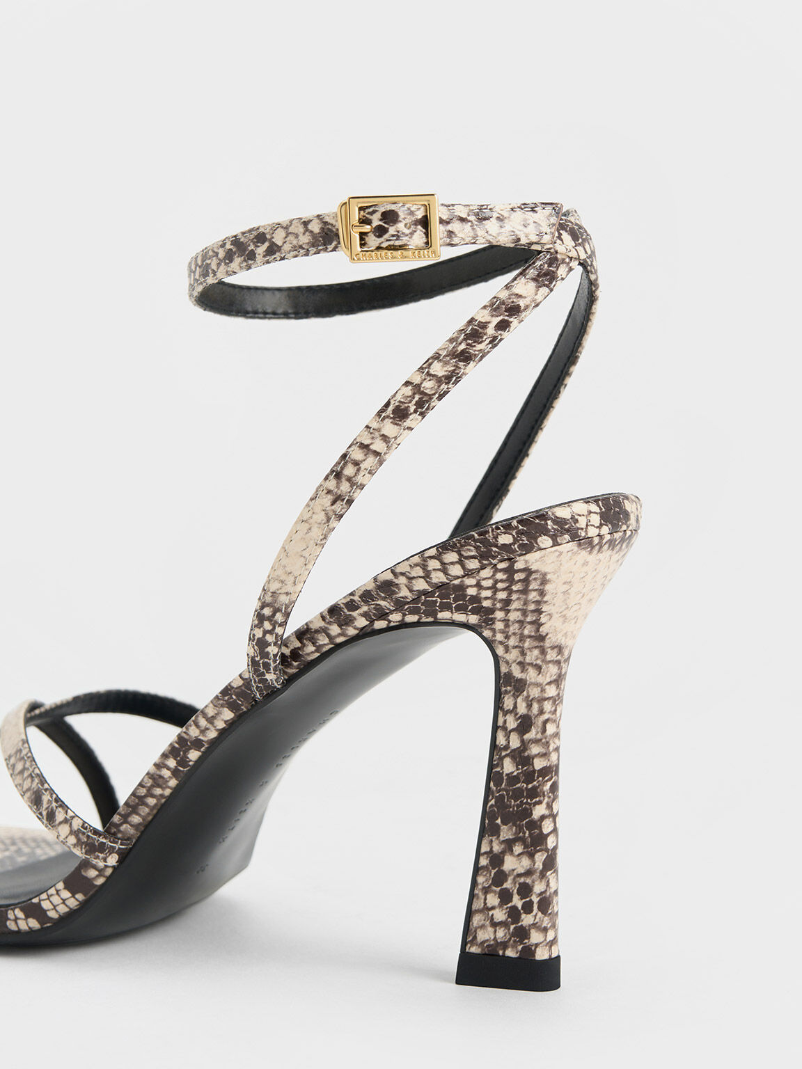 Animal print high heel sandals top