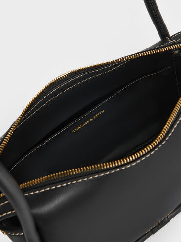 Lyla Shoulder Bag, Black, hi-res