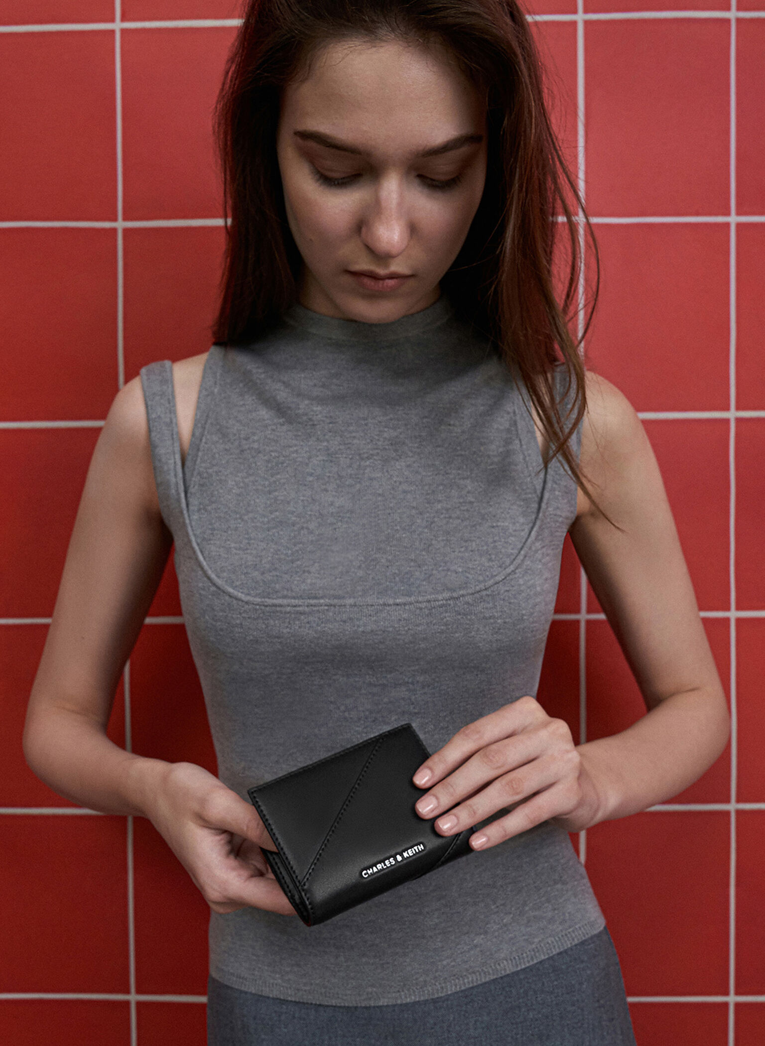 Trin Stitch-Trim Wallet, Noir, hi-res