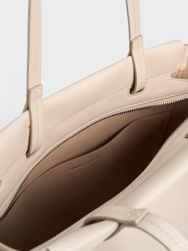 Ellis Tote Bag, Oat, hi-res