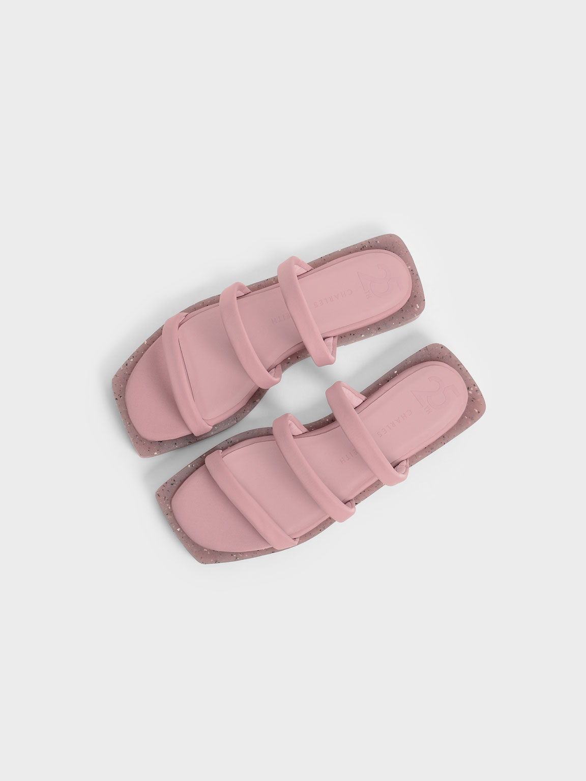 The Anniversary Series: Arabella Recycled Nylon Slide Sandals, Pink, hi-res