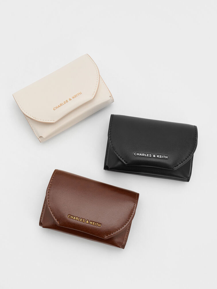 Enola Front Flap Wallet, Noir, hi-res