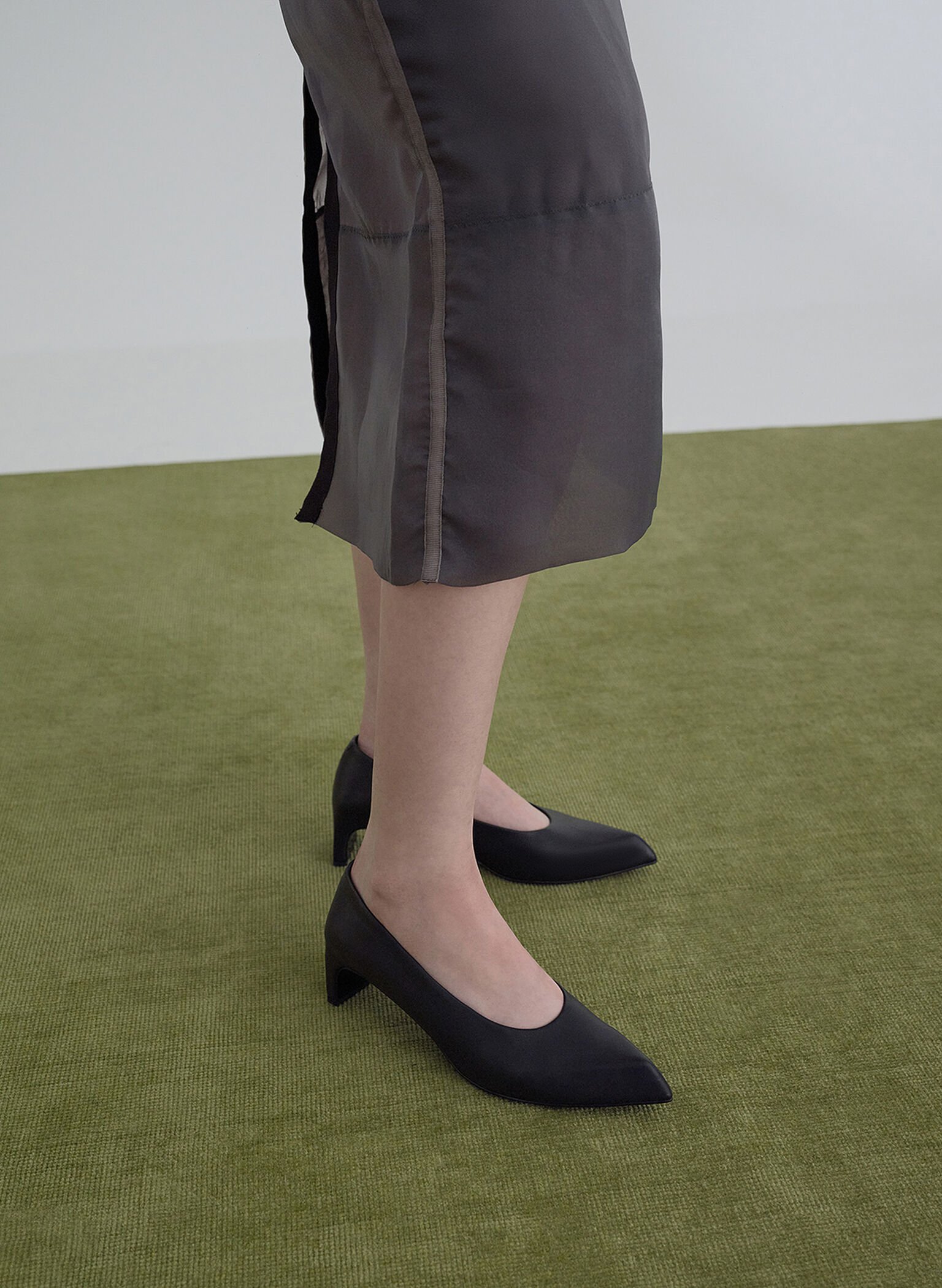 Lorde Blade-Heel Pointed-Toe Pumps, Black, hi-res