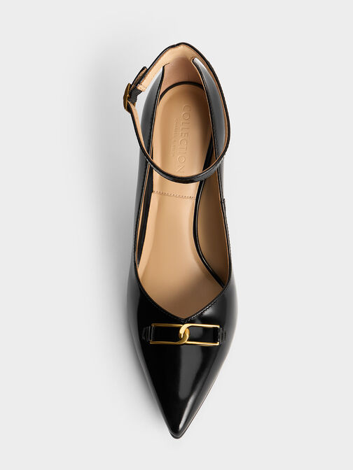Gabine Leather Stiletto Heel Pumps, Black Box, hi-res