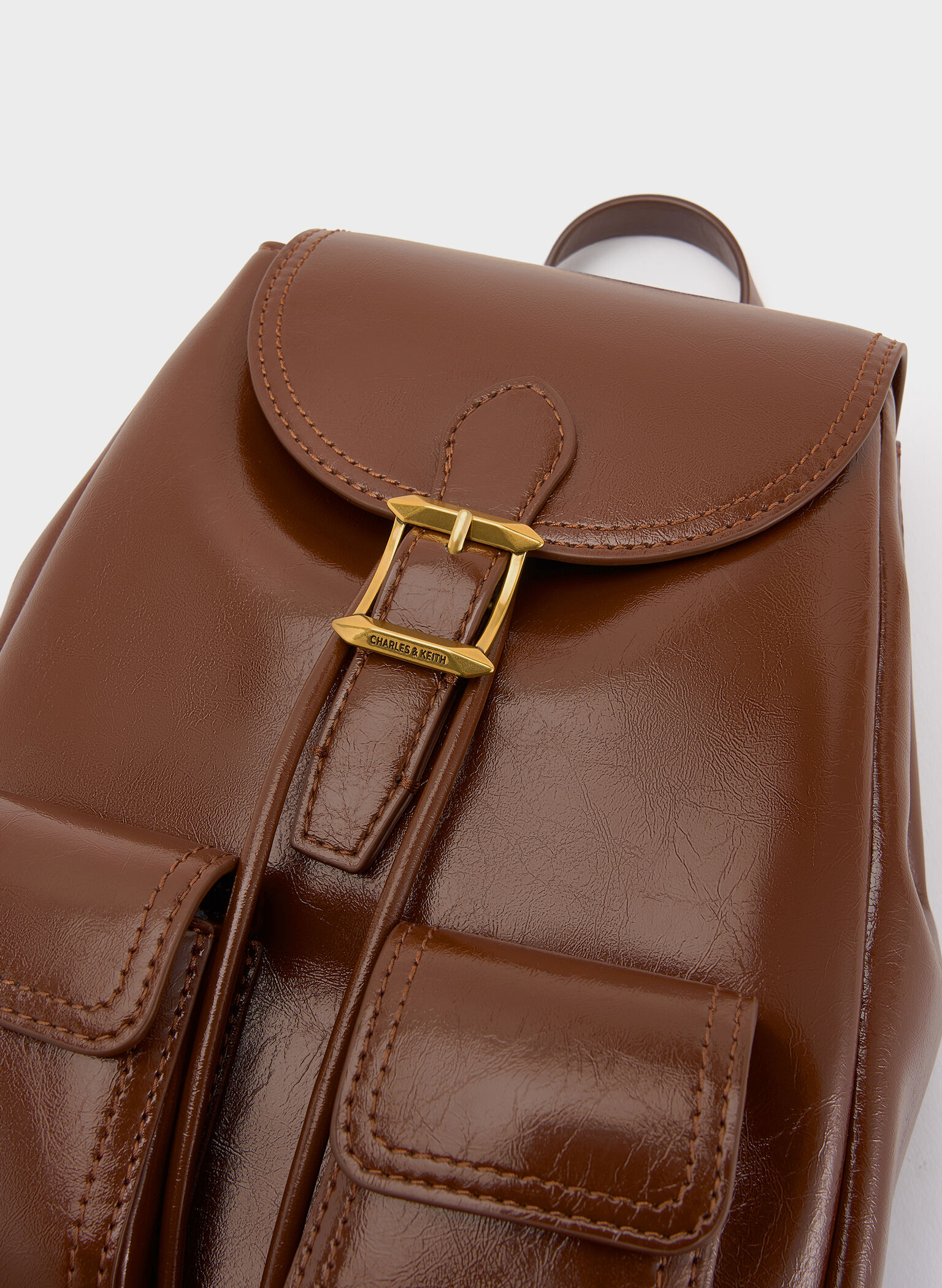 Bryna Backpack, Dark Brown, hi-res