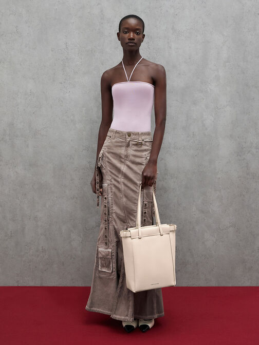 Ellis Tote Bag, Oat, hi-res