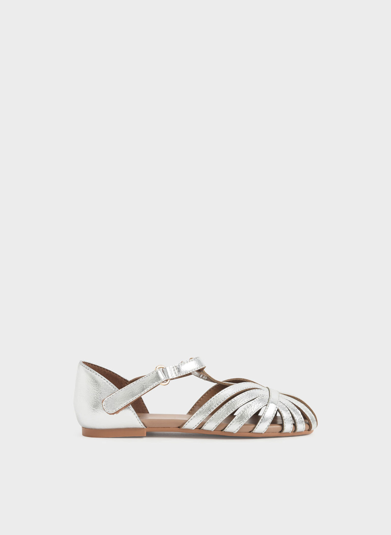 Girls' T-Bar Mary Janes, Silver, hi-res