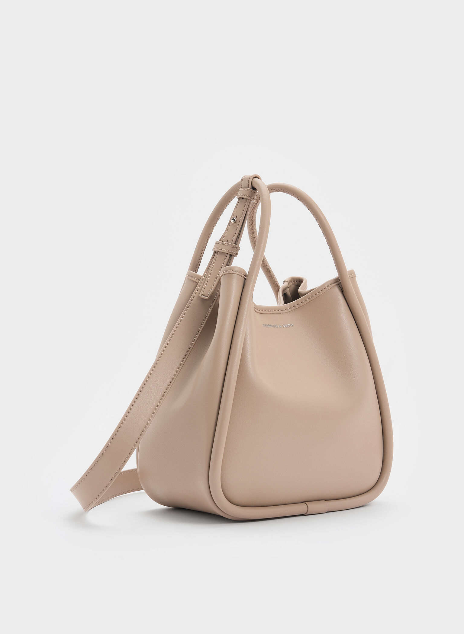 Mini Lyla Tubular Tote Bag, Taupe, hi-res
