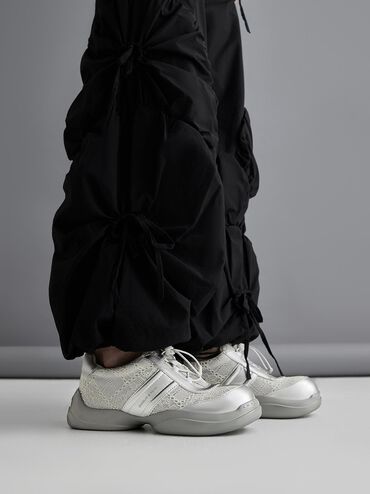 Casey Metallic & Lace Chunky Sneakers, Multi, hi-res