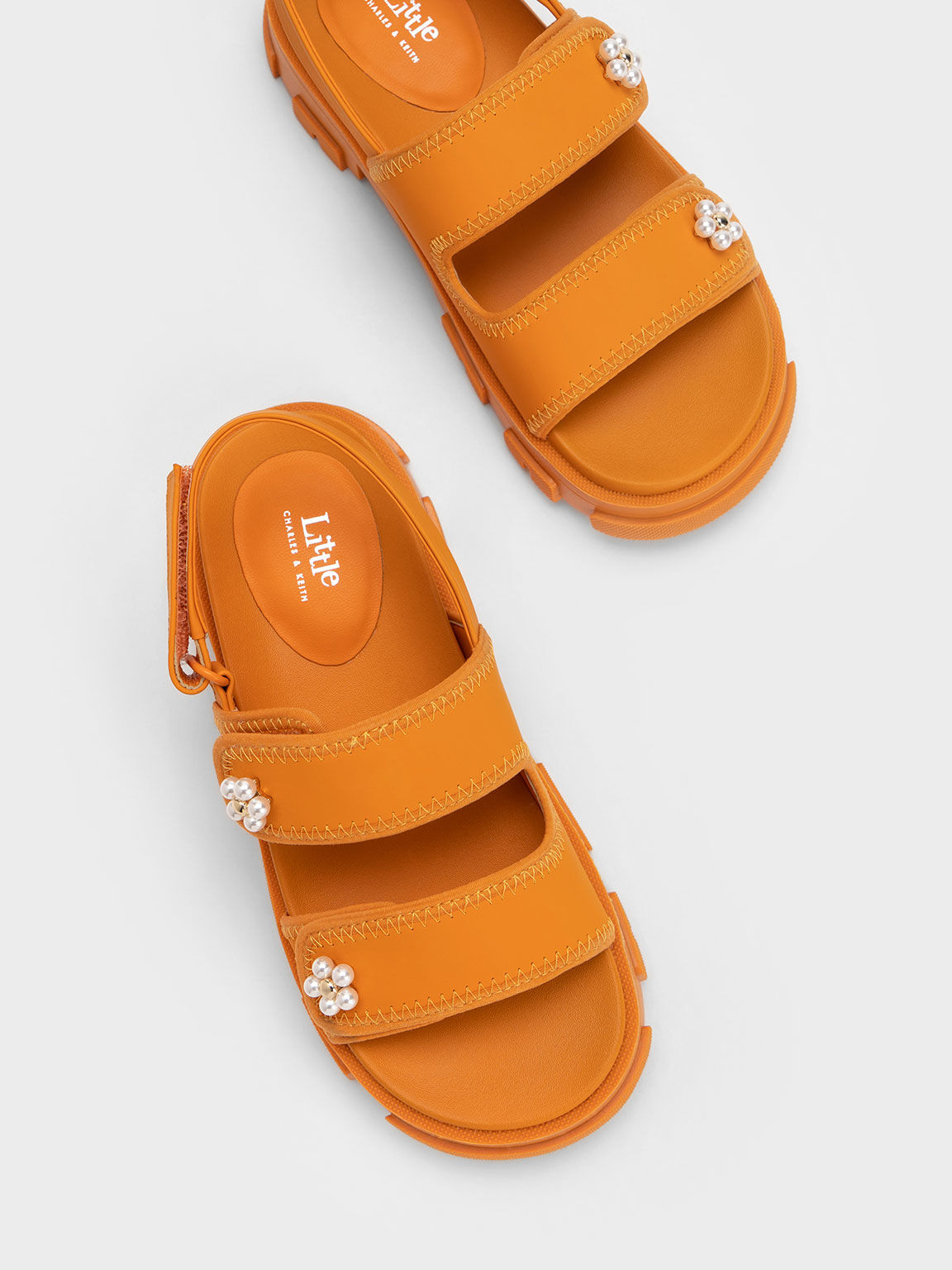 Girls orange sandals 2025