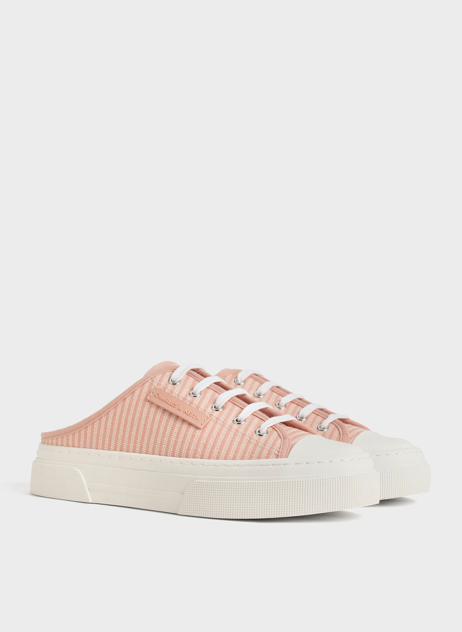 Kay Striped Slip-On Sneakers, Pink, hi-res