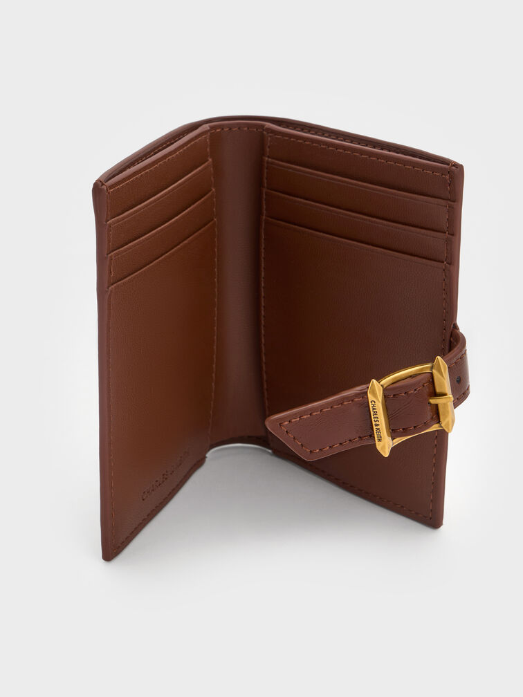 Bryna Belted Wallet, Dark Brown, hi-res