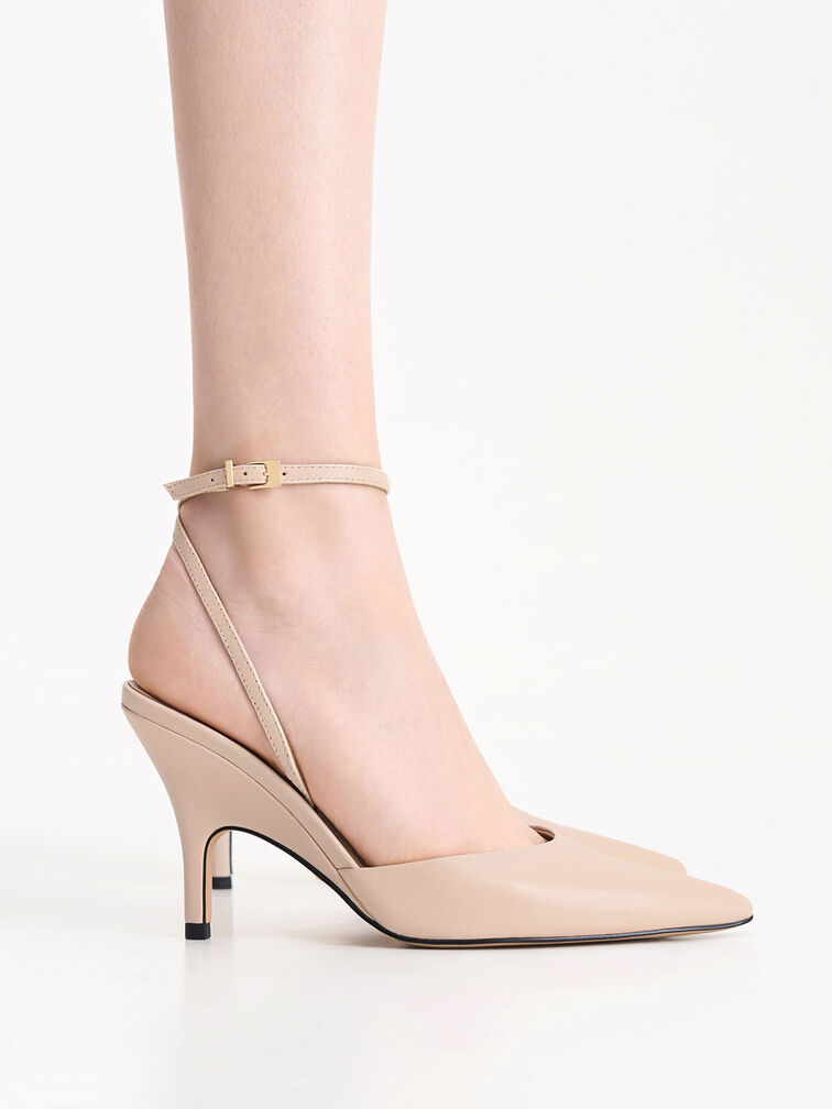 Open toe nude shoes clearance