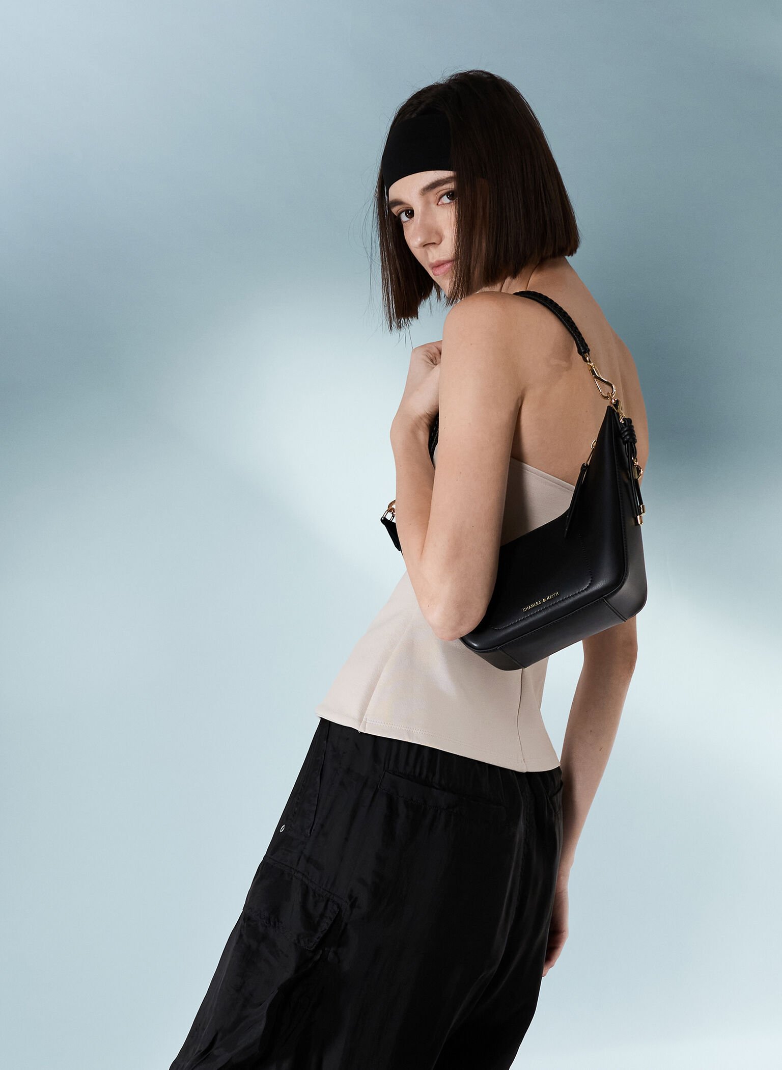 Everleigh Crossbody Bag, Black, hi-res