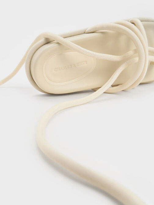 Toni Tubular Tie-Around Sandals, Chalk, hi-res